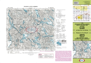 ARYS (Orzysz) pas 33 słup 34 1:100 000