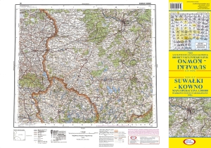 SUWAŁKI-KOWNO: reedycja ark. 36 1:300 000
