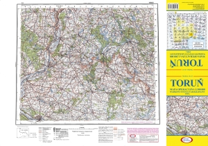 TORUŃ: reedycja ark. 44 1:300 000
