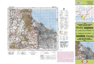 GDAŃSK (Danzig) pas 31 słup 27 1:100 000