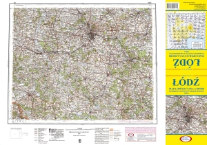 ŁÓDŹ: reedycja ark. 64 1:300 000