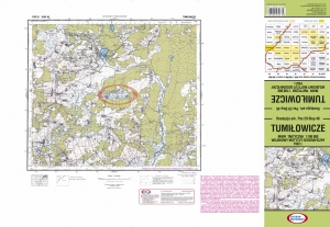 TUMIŁOWICZE pas 29 słup 46 1:100 000