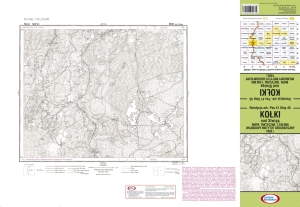 KOŁKI n/Stwigą pas 41 słup 45 1:100 000