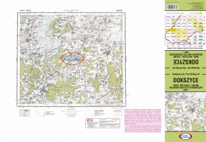 DOKSZYCE pas 29 słup 45 1:100 000