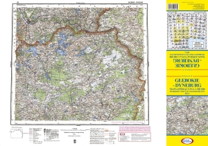 GŁĘBOKIE-DYNEBURG: reedycja ark. 28 1:300 000